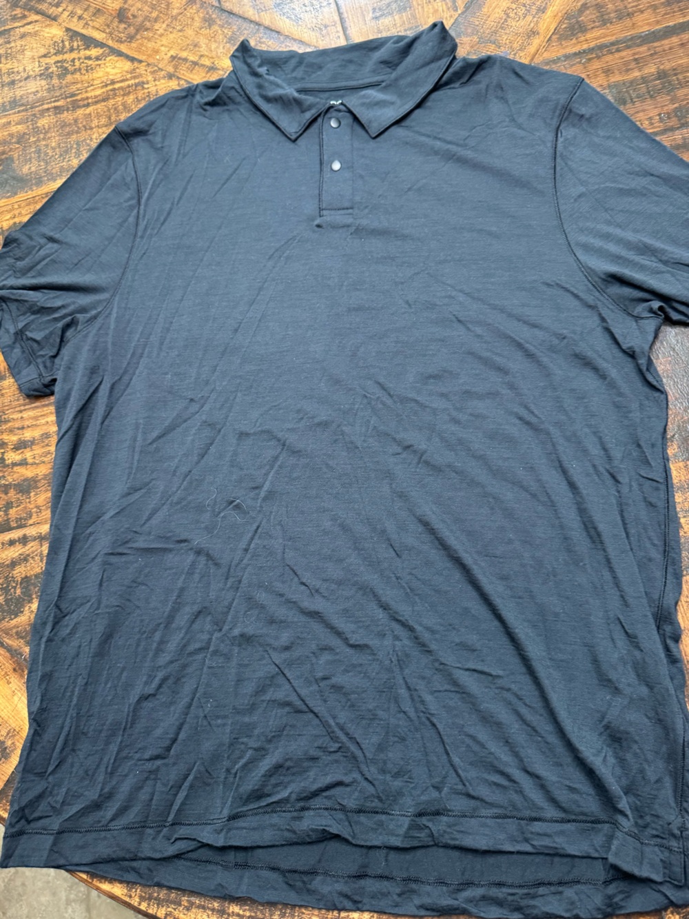 Proof Black Long Sleeve Polo Shirt Men’s X-Large